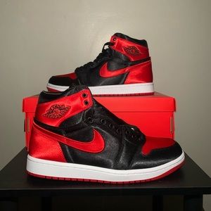 Jordan 1 High Satin Bred (Women’s)